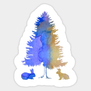 Rabbits Sticker